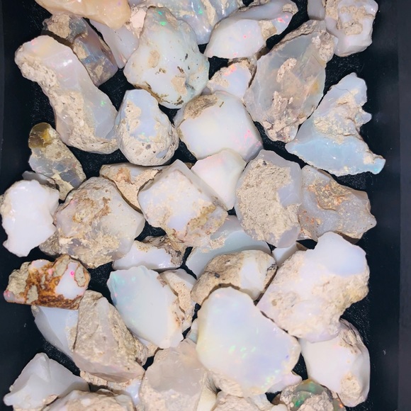 Raw Opal, Multi Fire Opal, Rough Stone, Uncut Raw Opal, White Opal Rough stone - Picture 7 of 9
